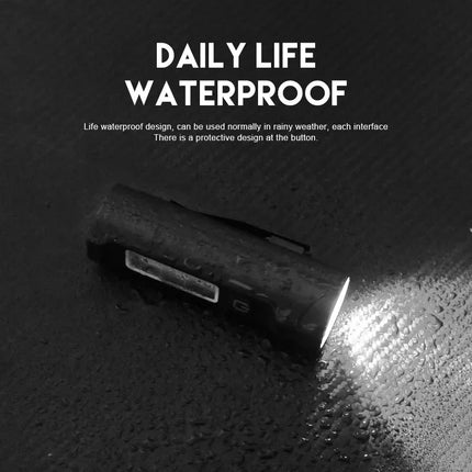 IR & Strong Light Flashlight Portable Pen Clip Magnetic Torch Multifunctional Outdoor Emergency Warning Lighting Flashlight