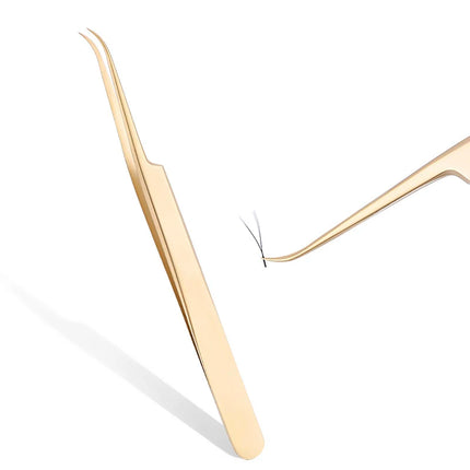 High Quality Eyelash Tweezers Ultra Fine Tip Improved for 3D 6D Lashes Extensions Tweezer Eyelash Pincette Professional Russian
