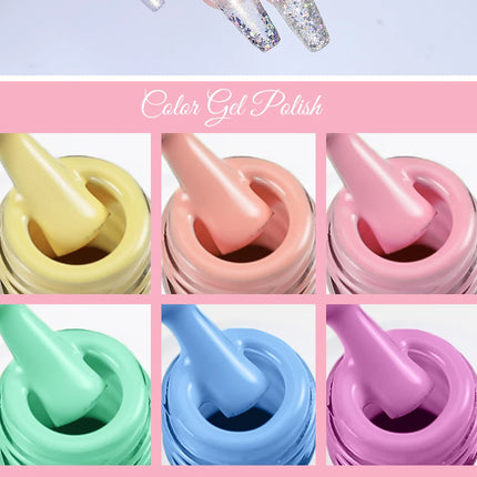 Arte Clavo 8ML Gel Nail Polish Macaron Pink Color Cheap Base Coat Primer Semi-Permanent UV Nail Enamel Varnish All For Nail Art