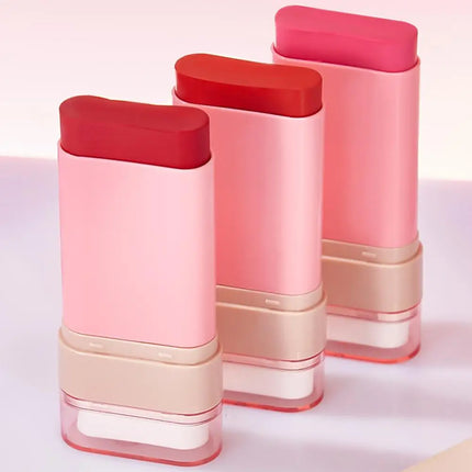 MEIDIAN Matte Blush Cream 20g Nude Three-color Waterproof Smudge-proof Lightweight Breathable Multi-purpose Cushion Blush Stick