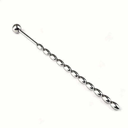 Male Stainless Steel Urethral Plug Urethral Dil Sounding Penis Plug Urethra Beaded Insert Rods Penis Plug Medical Themed Toys