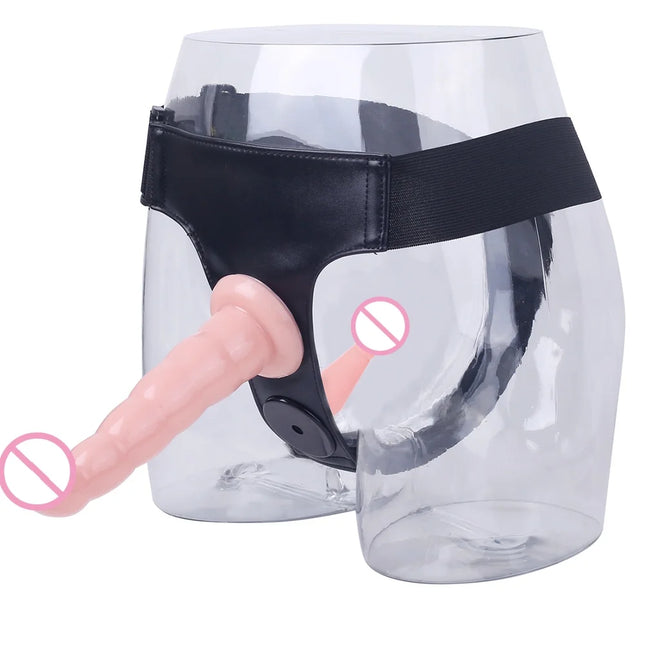 Double Penis Dildo Dual Ended Strap-on Dildo Adult Sex Toys Vagina Prostate Massager for Man Woman Couples Sex Toy Shop