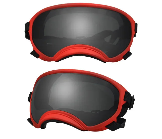 ATUBAN Dog Goggles Anti-UV Strong Impact Resistance Adjustable Elastic Puppy Large Breed Dog Goggles Breathable Pet Sunglasses
