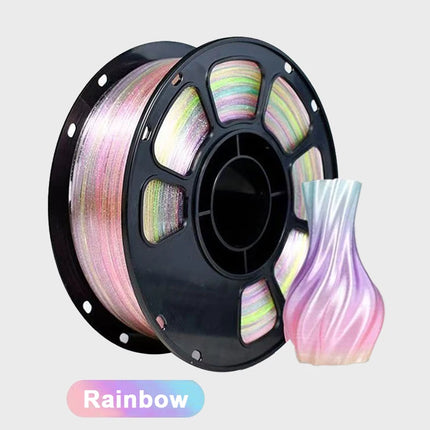 1.75mm 3D Printer Filament  PLA Crystal flash point rainbow Printing Material 1Kg, 500g, 250g Filament Crystal Sparkle Forest
