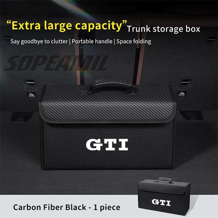 Volkswagen GTI Golf Arteon Tiguan Touareg Passat Polo Scirocco Jeeta CC Polo Car Trunk Storage Box Foldable Stowing Tidying Bag