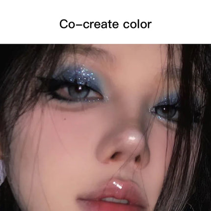 Metallic Glitter Pearlescent Eyeshadow Cream Chameleon Sparkling Mashed Potato EyeShadow Shimmer Brightening Highlighter