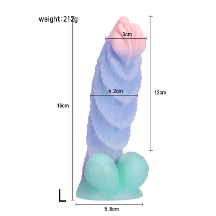 Alien Monster Dildo Anal Plug Liquid Silicone Butt Plug for Adult Masturbation Sex Toys G-spot Clitoris Massage Anus Stimulation