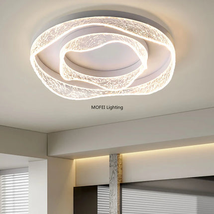 Nordic Minimalist LED Ceiling Light Modern Home Decor Fixture for Living Room Bedroom Salon Practical Interior Lighting Lamparas