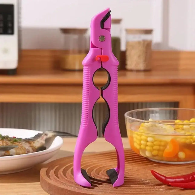 3in1 Anti Scalding Clip Silicone Handle Heat-Resistant Anti-hot Bowl Plate Clips Non-Slip Creative Dish Lifter Clamp