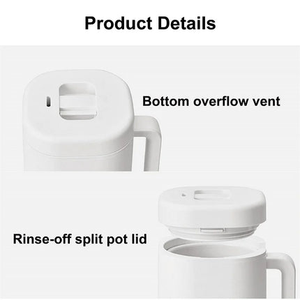 300W Smart Rice Cooker Multi-function Ceramic Non-stick Fast Electric Cook Pot 800ml Portable Electric Lunch Box For 1~2 People