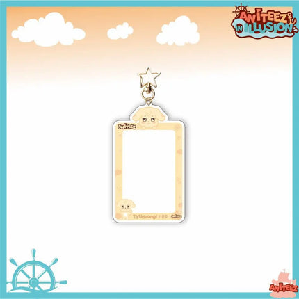 Aniteez Card Holder Keychain Keyring  Acrylic Characters Photocard Sleeves Hongjoong Seonghwa Yunho Yeosang Keychain