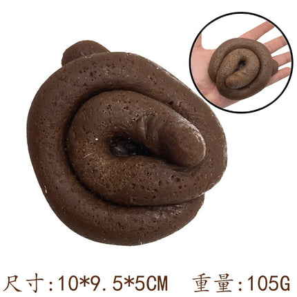 Creative Poop Toy Simulation Stool Soft Rubber Decompression Squeeze Prank Gift For April Fools Stress Relief