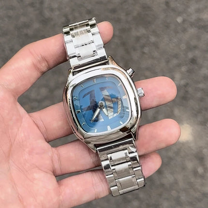 Fashion Digital Display Dynamic Watch Vintage y2k Waterproof Quartz Wristwatch for men Square Shape Cool watches reloj hombre