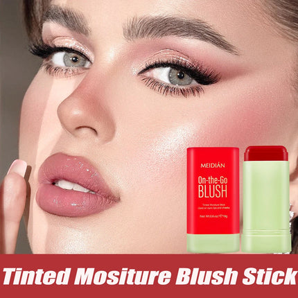 Creamy Blush Makeup Multi Stick For Eyes Lips & Cheeks Rouge Moist Pink High Color Rendering Tint Blusher Brightening Skin Tone