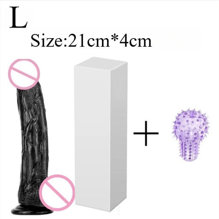 Realistic Dildo, Powerful Suction Cups for G-spot Stimulation and Anal Play,Ultra Soft Lifelike Fake Penis Dildos Adult Sex Toy