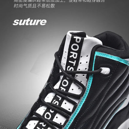 Hot Sale Basketball Shoes Men Women High Top Leather Outdoor Sport Shoe Unisex Anti-Slippery Basketball Boots Couples Sneakers