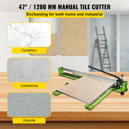 SucceBuy Manual Tile Cutter Infrared Laser Positioning Floor Cutter Knife Professional Hand Tool for Cutting Porcelain Ceramic