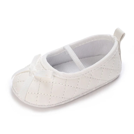 Newborn Baby Mary Jane Ballet Flat Shoes Classic Fashion Non-Slip Bow Baby Shoes Soft Sole Preschool Walking Footwear