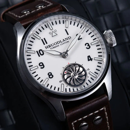 Hruodland 2026 new retro pilot 43MM men's manual mechanical watch ST3620 sapphire waterproof 10Bar BGW-9 reloj hombre
