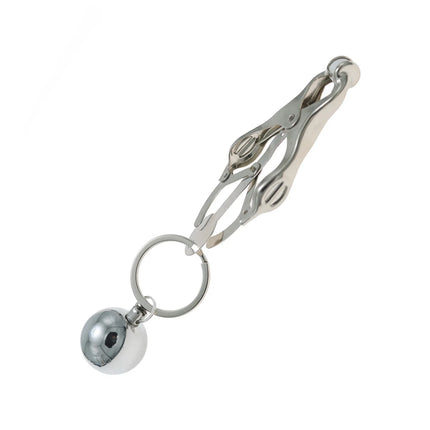 Heavy Nipple Clamp Clips Weight Couple Stimulator Metal Nipple Clips with Ball Weight Breast Bondage Restraint Sex Toys Woman18+