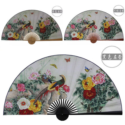 50x88cm Large  Painting Paper Fan Wall Hanging Decorative Folding Fan Office Hall Home Living Room Decorative Fan Ventilador