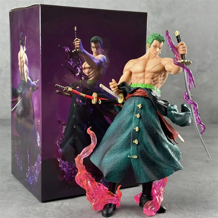 Hot Sale One Piece 50cm Roronoa Zoro Anime Action Figures Model Toys Pvc Statue Roronoa Zoro Model Statue Dolls Birthday Gift