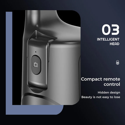 Auto Face Tracking Tripod 360° Rotation Auto Tracking Phone Holder Multi-color Fill Light Follow-up Gimbal Stabilizer for Video