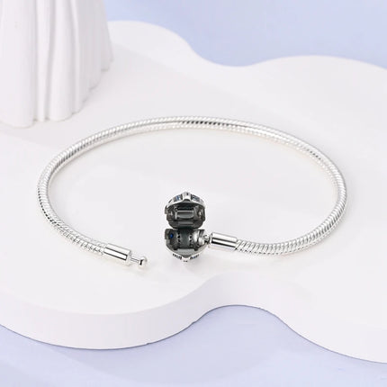 925 Sterling Silver Bracelets 17-20CM Original Leaf Clover Butterfly Heart Bracelet Fit DIY Charms Beads Fashion Women Jewelry