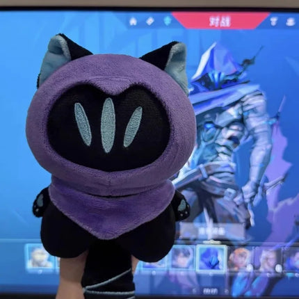 Game Valorant Omen Plush Toy Cute Omen Stuffed Doll Soft Anime Figure Plushies Birthday Gift Collectible Home Decor