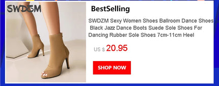 SWDZM Ballroom Women Latin Dance Shoes Modern Pole Dance Shoes Salsa Tango High Heel Adjustable Latin Shoes For Girls Ladies