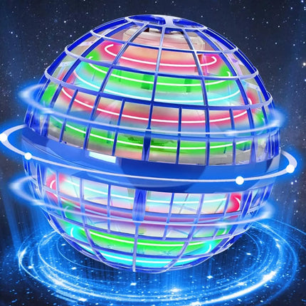 Flying Ball Toy,Globe Flying Ball 2.0,Boomerang Galaxy Ball Drone with RGB Light Magic Floating Ball Soaring Mini Drone