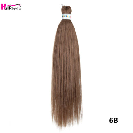 Easy Braids 26Inch Synthetic Jumbo Braids Hair Extensions Ombre Colorful Braiding Hair Pre Stretched Hair Expo City