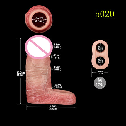 ORALSX Soft Ultra Penis Sleeve Deep Veins Design With Cock Ring For Dick Enlarger Dildo Sheath Silicone Male Sex Toy Pleasure