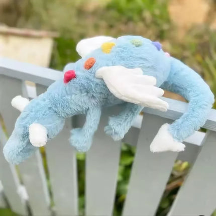 30-90CM Flying Dragon Doll Plush Animal Cotton Doll With Flying Wings Dinosaur Stuffed Toys Home Sofa Decer Soft Pillow Kid Gift