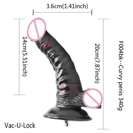 FREDORCH Vac-U-Lock Dildos Sex Machine Attachment for Women Men Masturbation Sex Toys Adult Automatic Vibrator Love Machine Toys