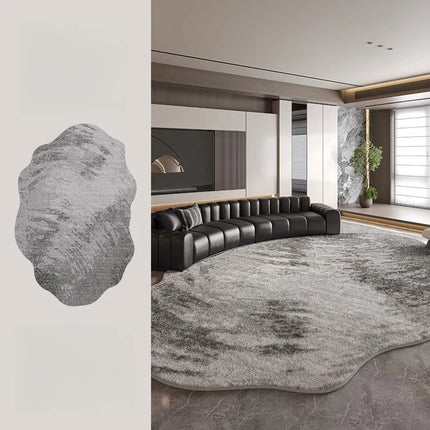 Irregular Shapes Bedroom Decor Large Carpet Light Luxury Carpets for Living Room Thick Plush Cloakroom Floor Mat Fluffy Soft Rug
