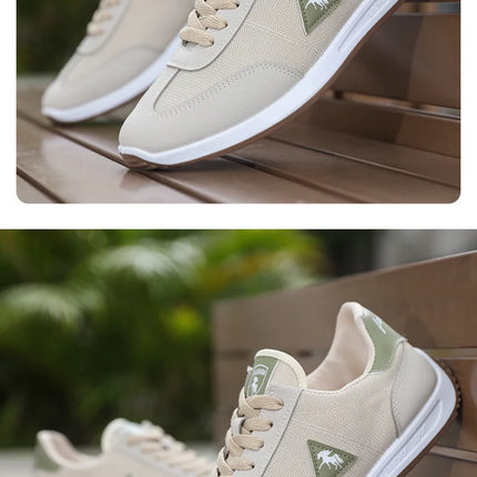 Men's Breathable Mesh Sports Shoes Lightweight Comfortable Soft Bottom Casual Shoes Versatile Footwear for All Seasons