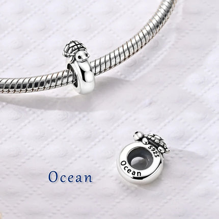 New Original 925 Silver Sterling Charms Beads Pendant Cat Dog Lion Tiger Girl Boy Charms Fit Bracelet Woman Fashion Jewelry Gift