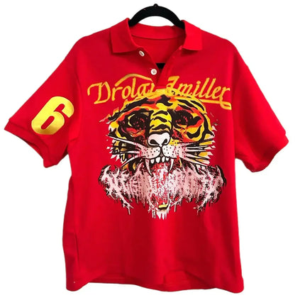 Vintage Sounds Collection Graphic T Shirts Goth Style Streetwear Harajuku Short Sleeve Y2k Tops Polo t shirt for men clothing