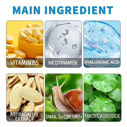 1/3/5pcs B5 Shrink Pores Serum Pure Hyaluronic Acid Lifting Firming Fine Lines Reduce Lightening Dark Circle 30ML Hyalu Essence