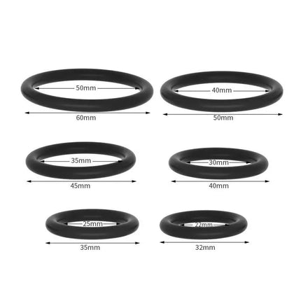 6pcs Adult Product Semen Lock Ring Sex For Locking Male Restraint Foreskin Obstruction Egg Restraint Ring Men Male Adult Sex