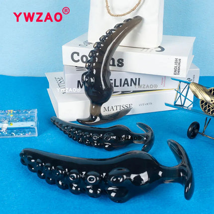 YWZAO Tentacle Octopus Women Dildo Men Plug Couple Cunt Fisting Anus Ass Prostate Products Butt Masturbators Adult Toys Gay G80