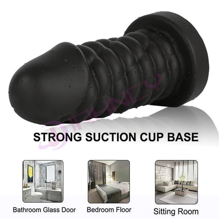 S-XXXL Huge Anal Dildos Soft Silicone Butt Plug Big Anal Plug with Suction Cup G-spot/prostate Massage 18+ Masturbate Sex Toys