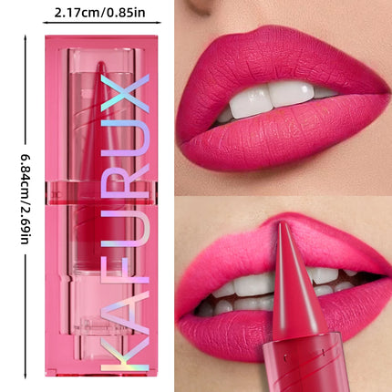 15-Colors Sexy Red Pink  Lipstick Pen Matte Contour Tint Lip Stick Long Lasting Lip Liner Pen Korean Makeup Gifts Lip Glaze