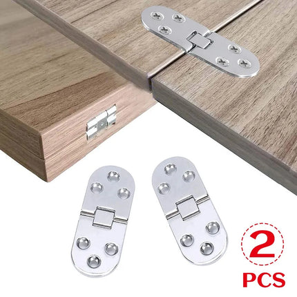 2pcs 78*30mm Hinges Folding Table Zinc Alloy Hinges For Flip Top Table Cabinet Door Furniture For Doors And Folding Table