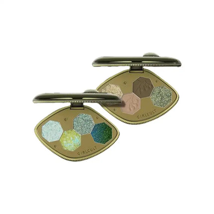 Girlcult compendium Eyeshadow 4 Color Chameleon Smoke Shimmer Glitter Eyeshadow Highly Pigmented Eye Palette Natural Colors