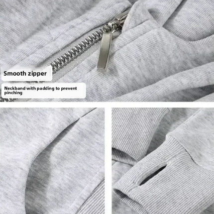 Slim Fit Yoga Sweatirt Jaet Women's Sle Autumn Winter Hooded Sportswear Cardigan Waist Cinched Long Sve Zipper
