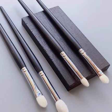 Eyeshadow Blending Brush Luxury Natural Fine Goat Hair Ebony Handle Eye Shadow Makeup Brushes Beauty Tools