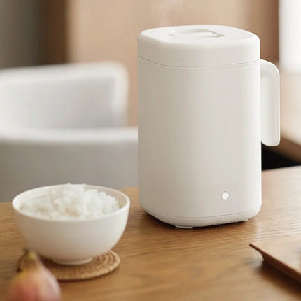 300W Smart Rice Cooker Multi-function Ceramic Non-stick Fast Electric Cook Pot 800ml Portable Electric Lunch Box For 1~2 People