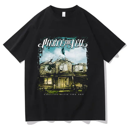 pierce the veil Pure Cotton EU size t-shirts anime men t-shirts y2k designer Japanese male clothes